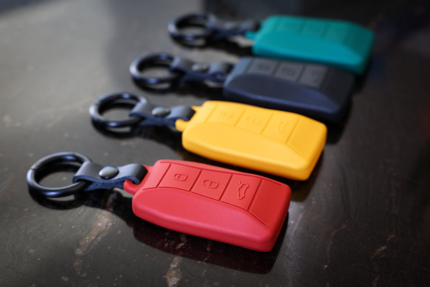 Premium Metallic Finish Silicone Keycovers - Compatible with Lotus Emira Key